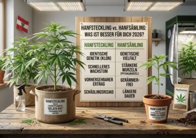 Hanfstecklinge vs. Hanfsämlinge kaufen