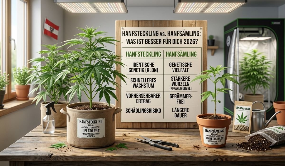 Hanfstecklinge kaufen oder Hanfsämlinge kaufen