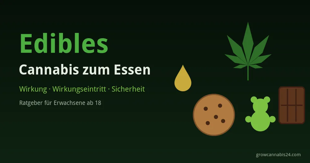 Edibles – Cannabis zum Essen 2 Edibles Ratgeber: Cannabis zum Essen mit Gummis, Cookies, Schokolade und Tropfen